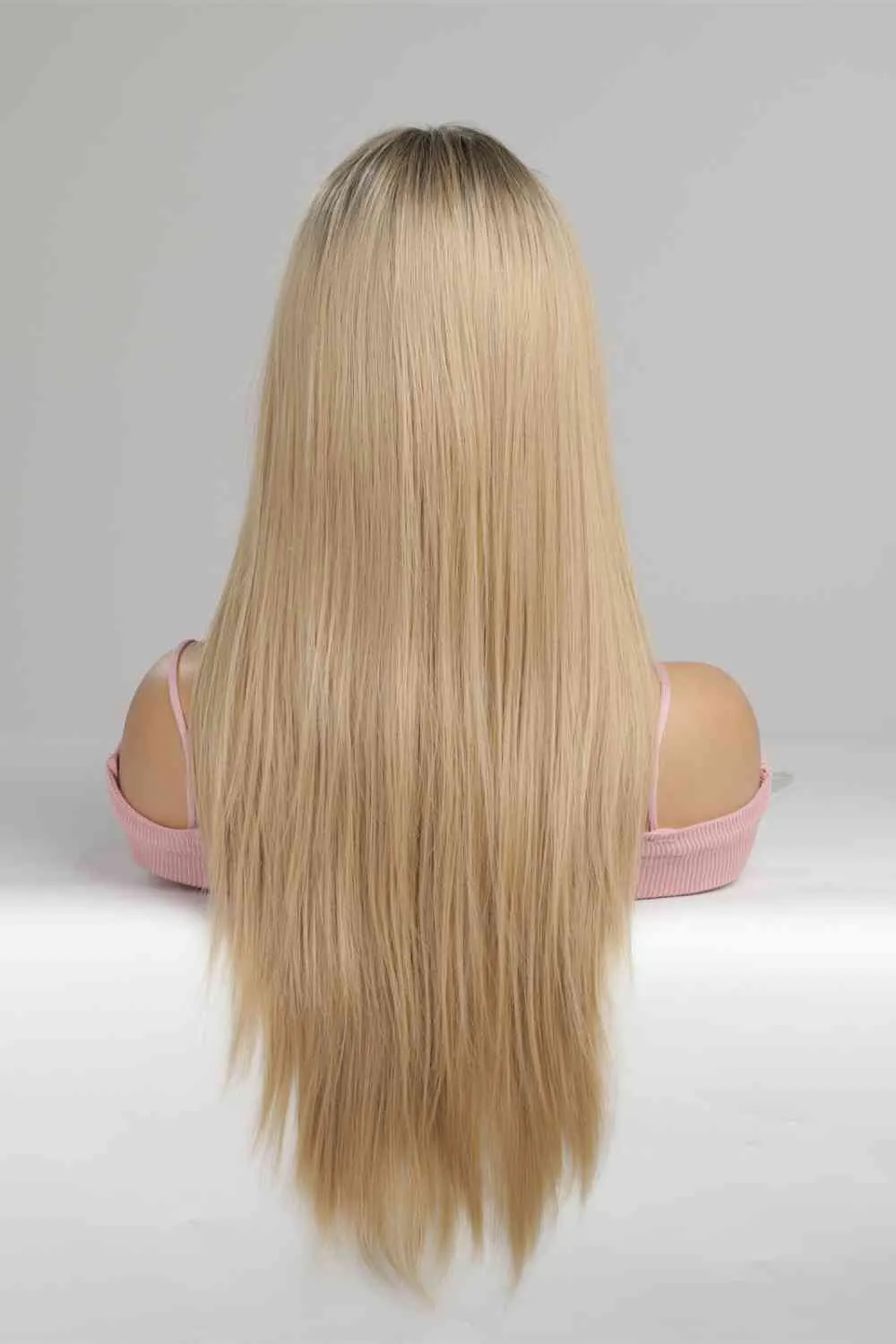 13*2 Lace Front Wigs Synthetic Long Straight 24'' 150% Density