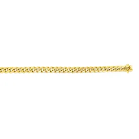 14K Gold 10.7mm Semi-Solid Classic Miami Cuban