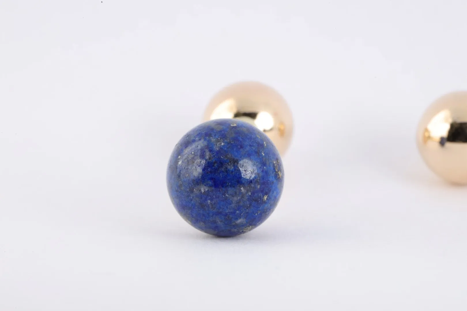 14k Yellow Gold Lapis Lazuli Cuff Links (8.17g.)