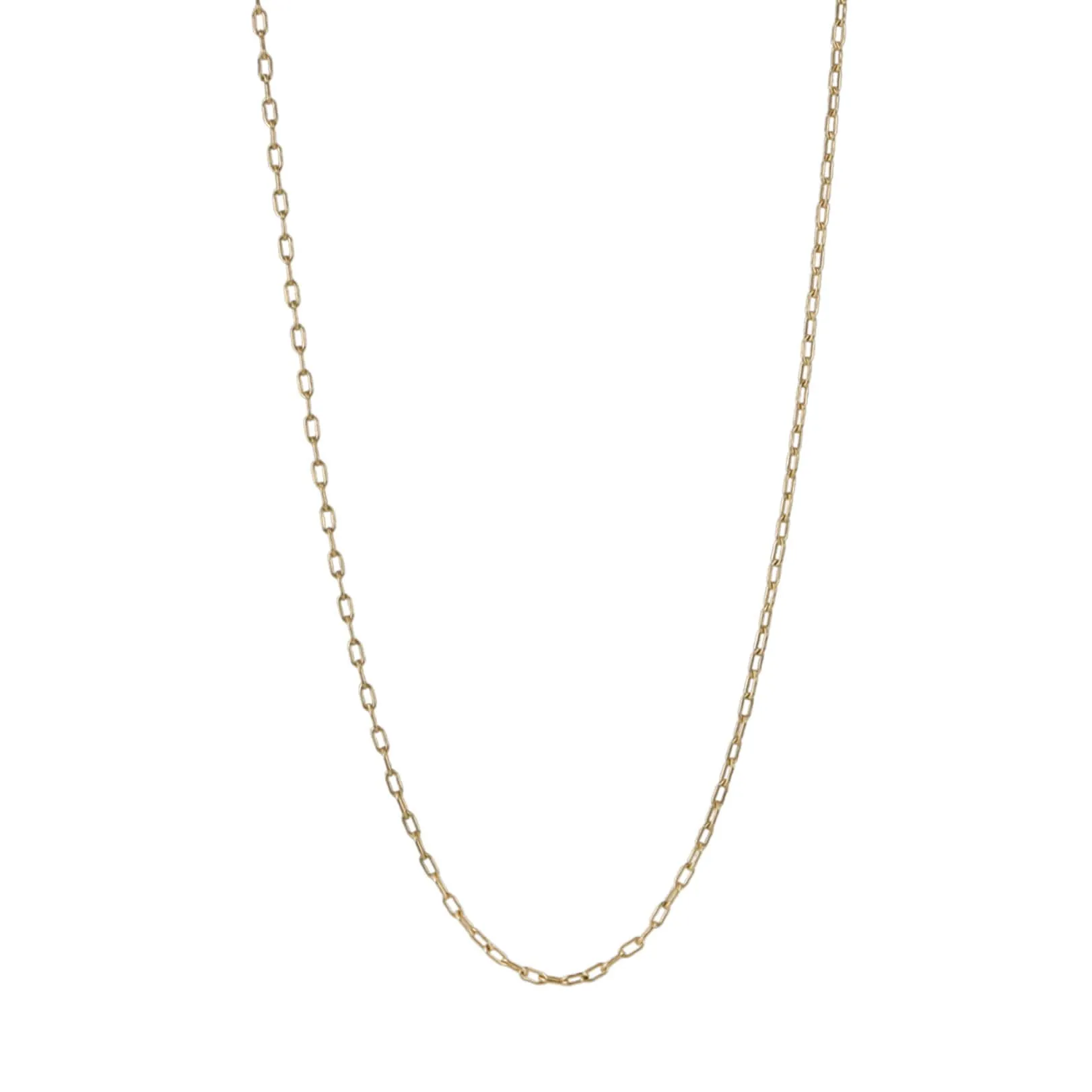 20.5-22.5 Gold Fine Cable Chain