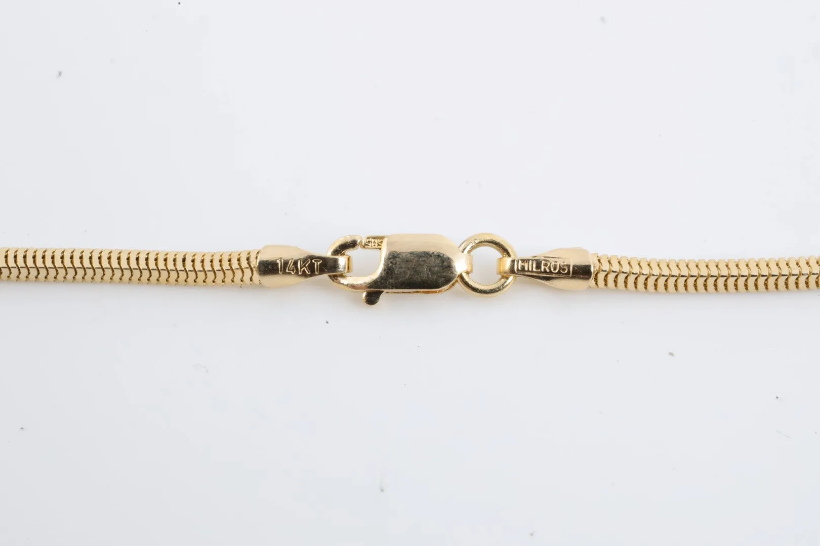 24" 14k Yellow Gold Box Snake Chain (10.28g.)