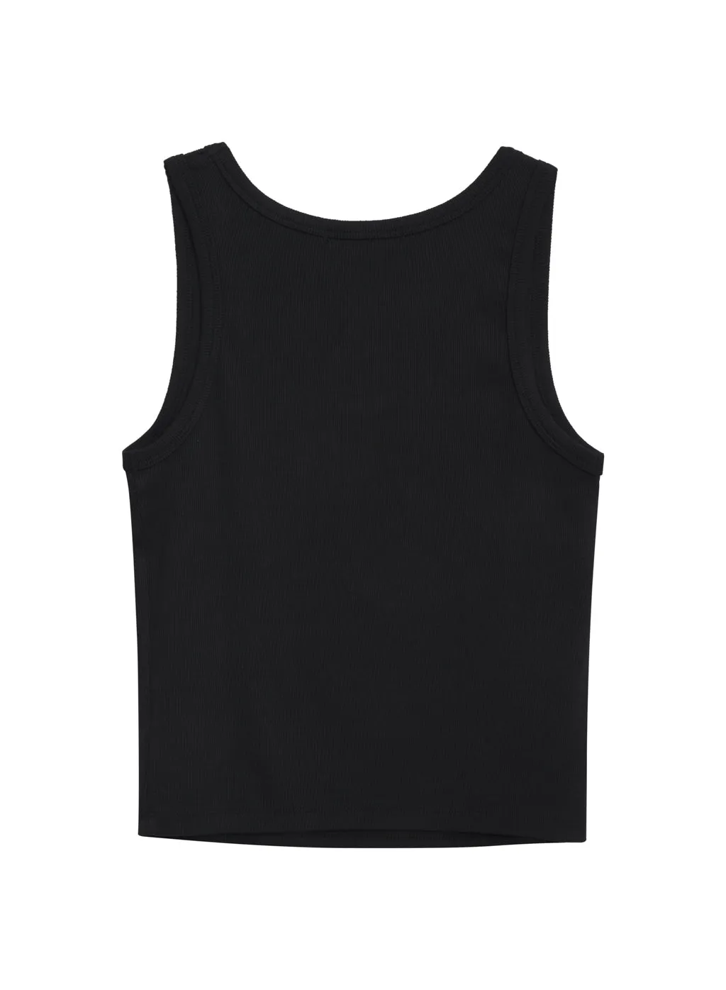 2x1 Rib Classic Tank in Black