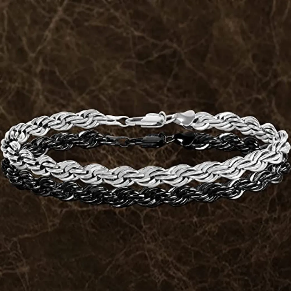 7mm Rope Chain Bracelet