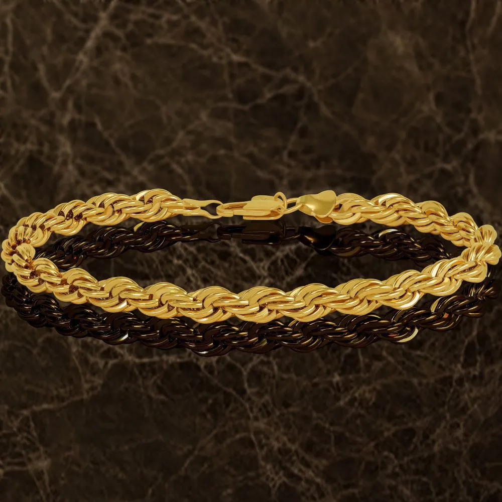 7mm Rope Chain Bracelet