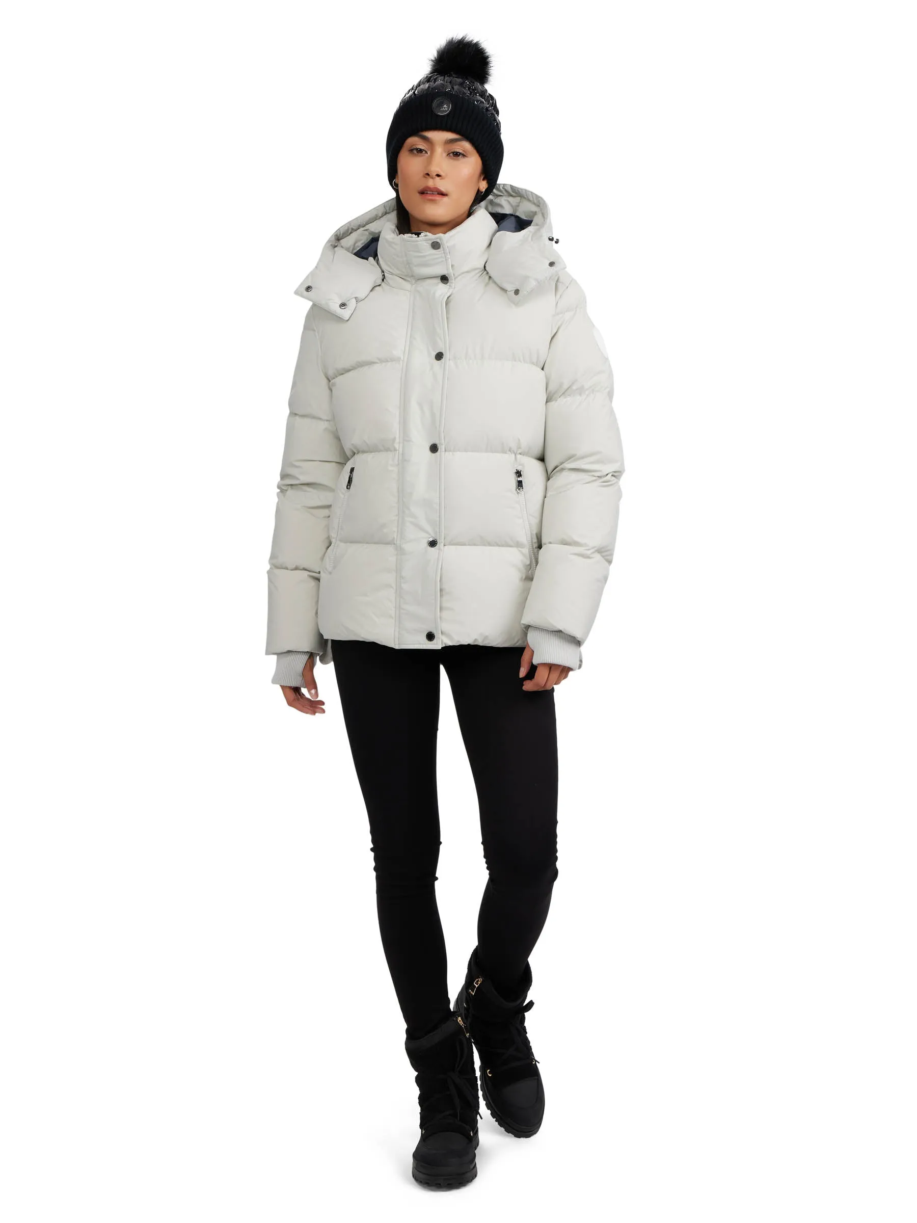 Adhara Women's Boxy Fit Puffer Jacket