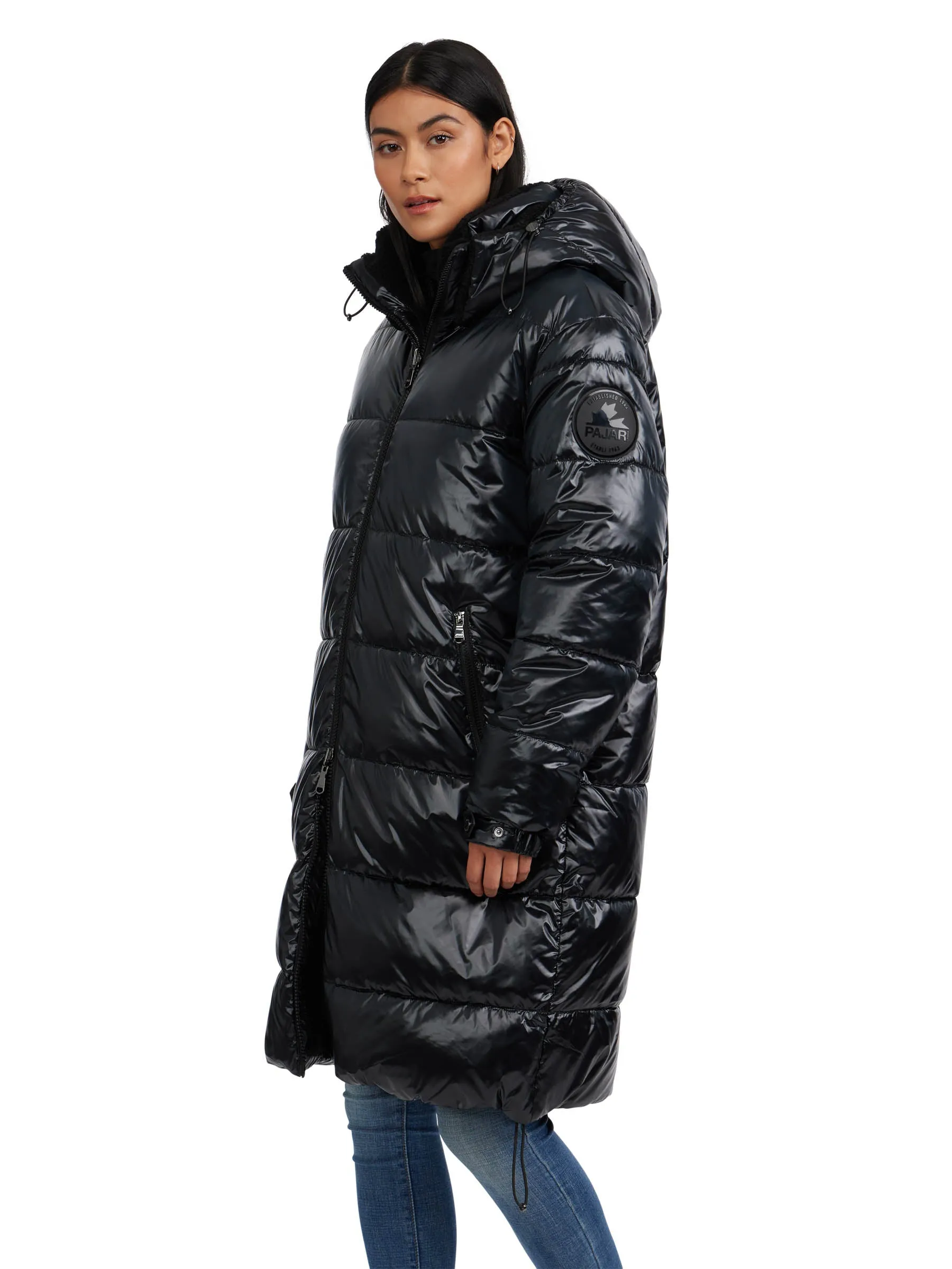 Alsephina Women's Reversible Long Puffer Jacket