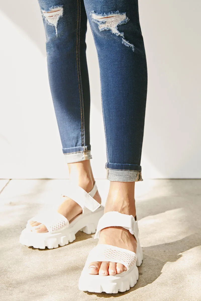 Amanda High Rise Ankle Skinny Jeans