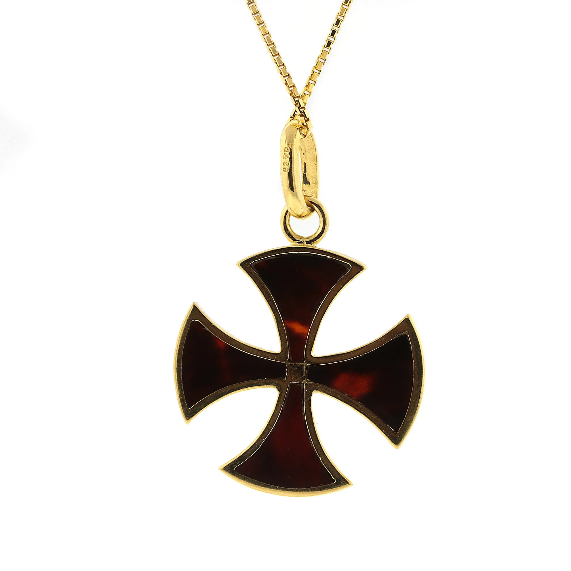 Amber Maltese Cross