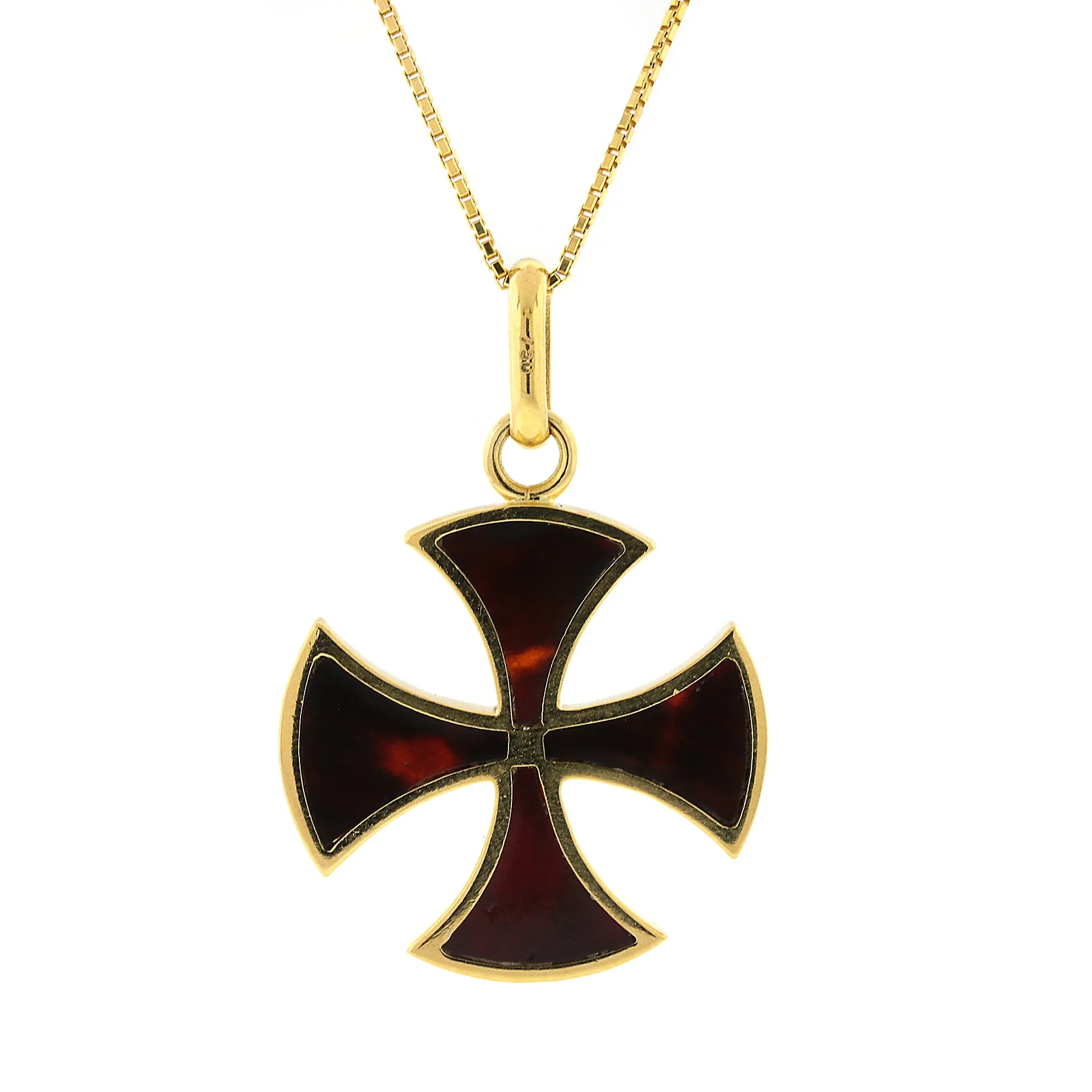 Amber Maltese Cross