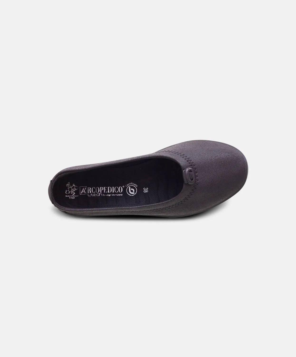 Arcopedico L1 Black Slip On Shoes