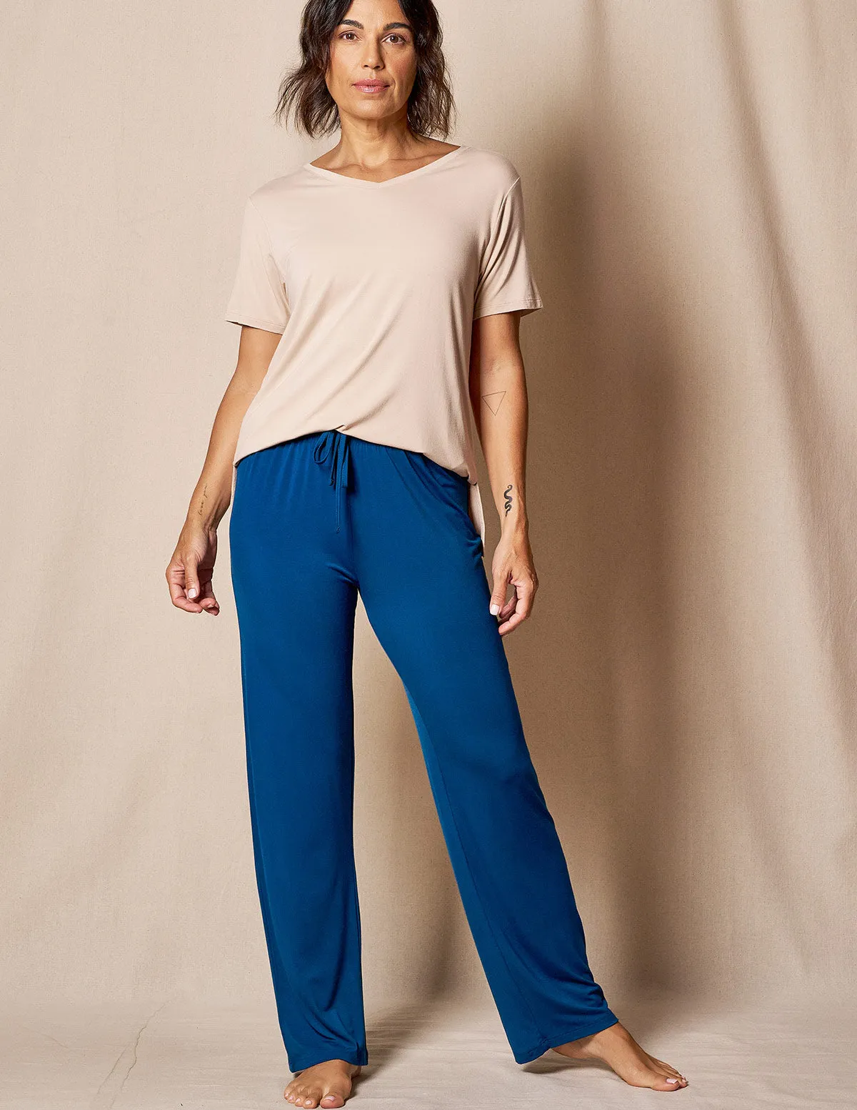 Bamboo Sleep Pants - Atlantic Blue