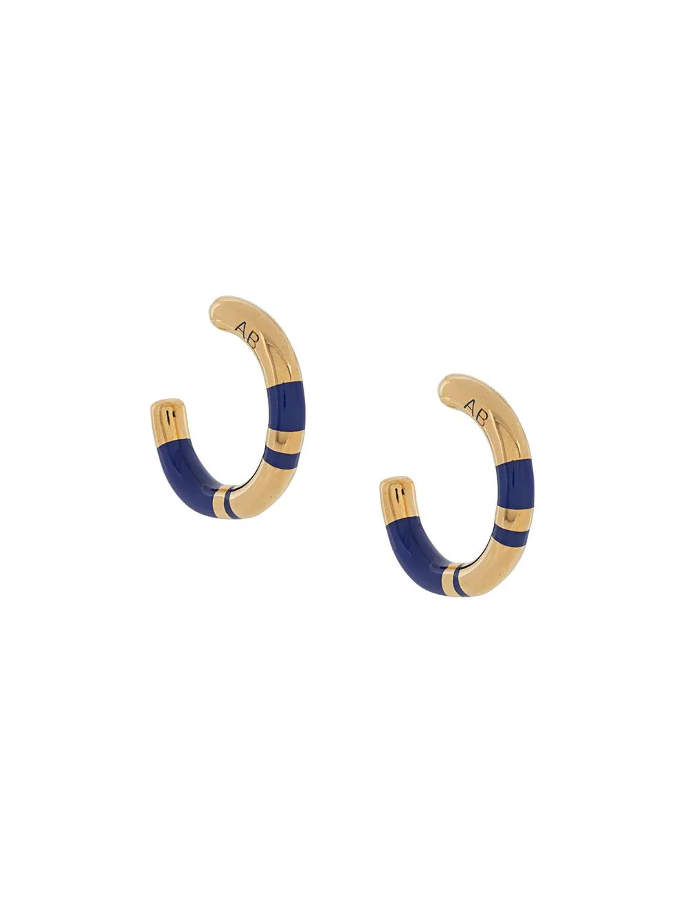 Blue Positano Mini Hoops