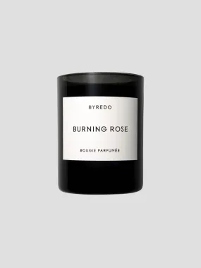 Burning Rose Candle