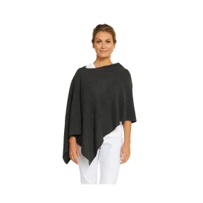 CASHMERE CLASSIC TOPPER - CHARCOAL