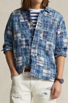 Classic Fit Madras Camp Shirt