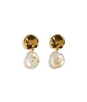 Coin Reflection Earrings in Classic