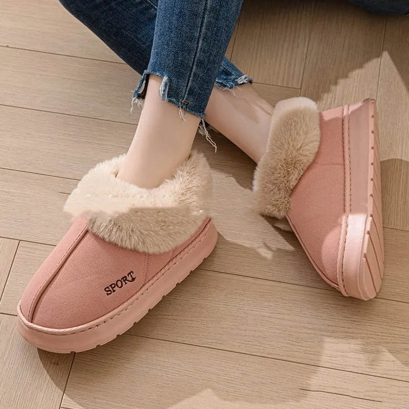 Cozy Cocoa Suede Slippers