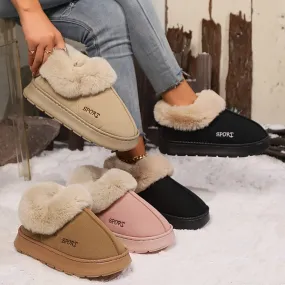 Cozy Cocoa Suede Slippers