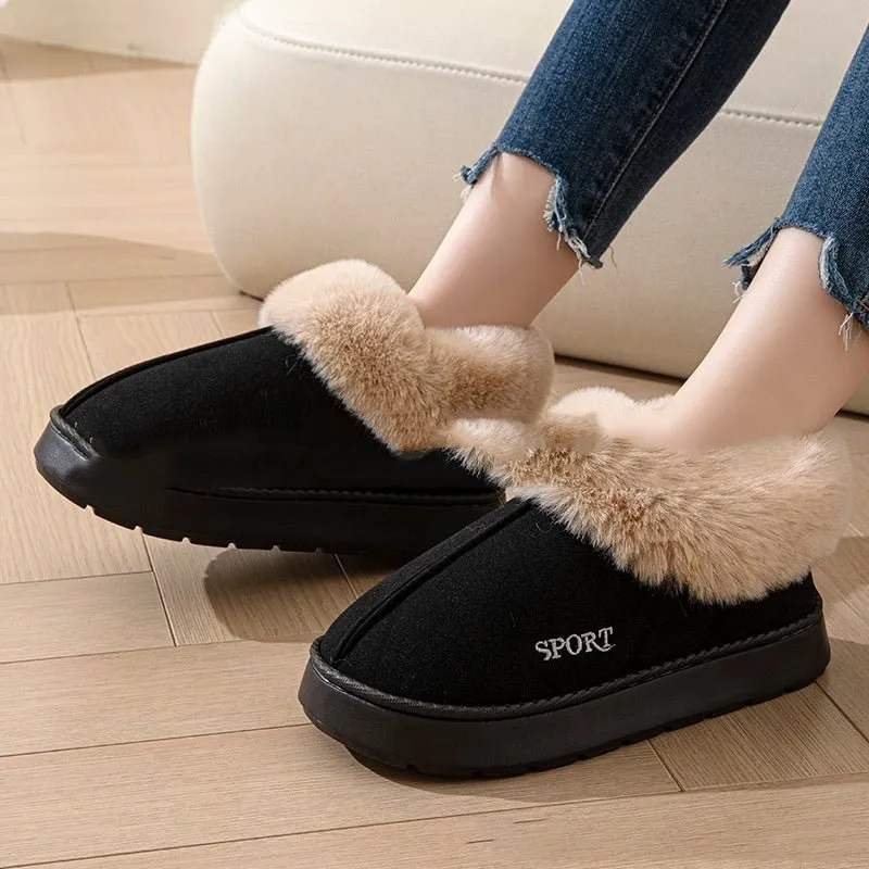 Cozy Cocoa Suede Slippers