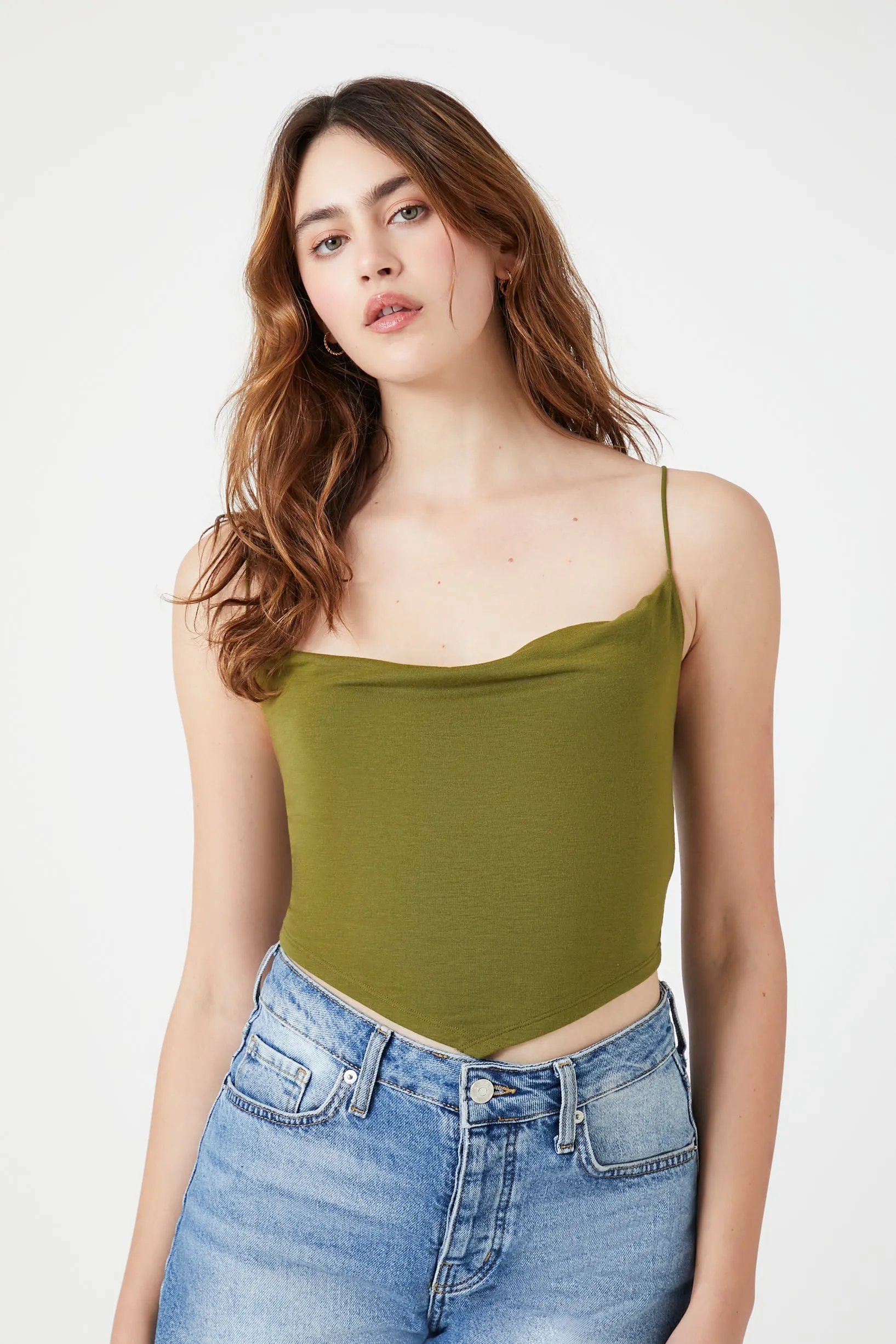 Cropped Cowl Cami