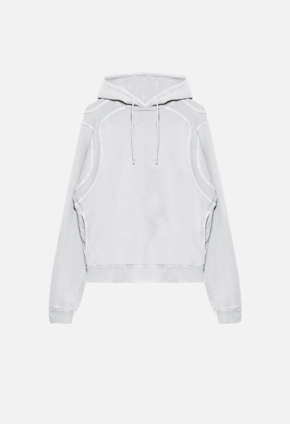 Cross Thermal Hoodie / Washed Plaster