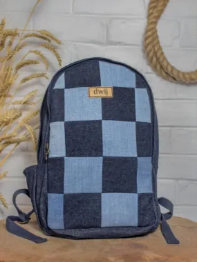 Dwij Upcycled Backpack -Classic Denim