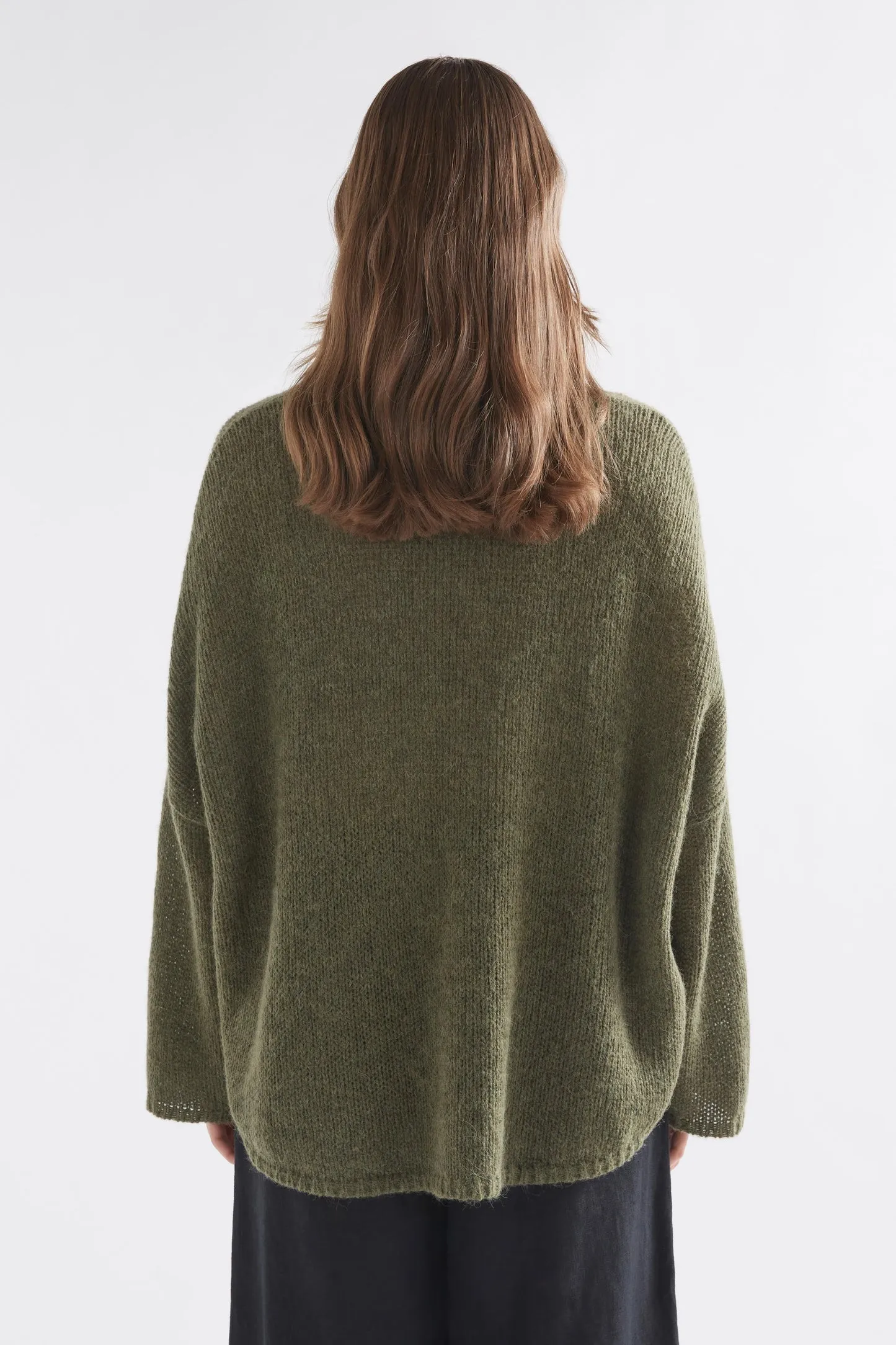 Elk The Label - Agna Luna Sweater - Dark Olive