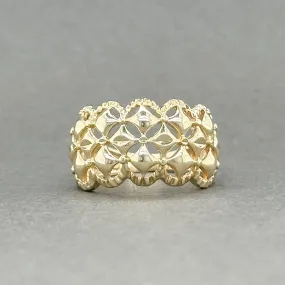 Estate 10K Y Gold Pattern Ring 2.7