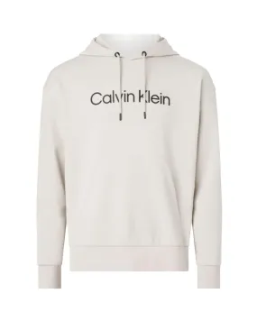 Felpa Uomo Calvin Klein Hero Logo Comfort Fit Stony Beige