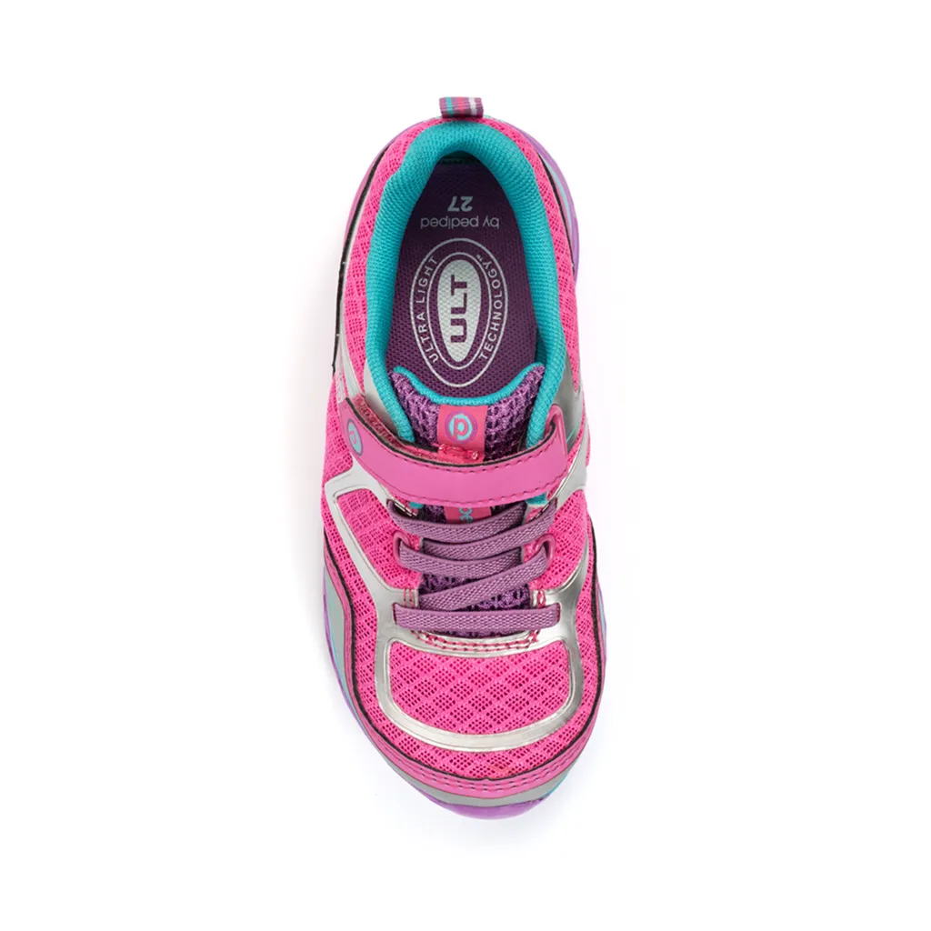 Flex Force Pink / Silver Athletic Shoes