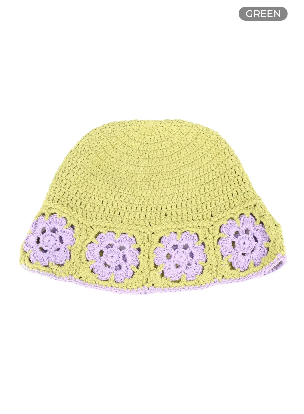 Floral Crochet Beanie CA412