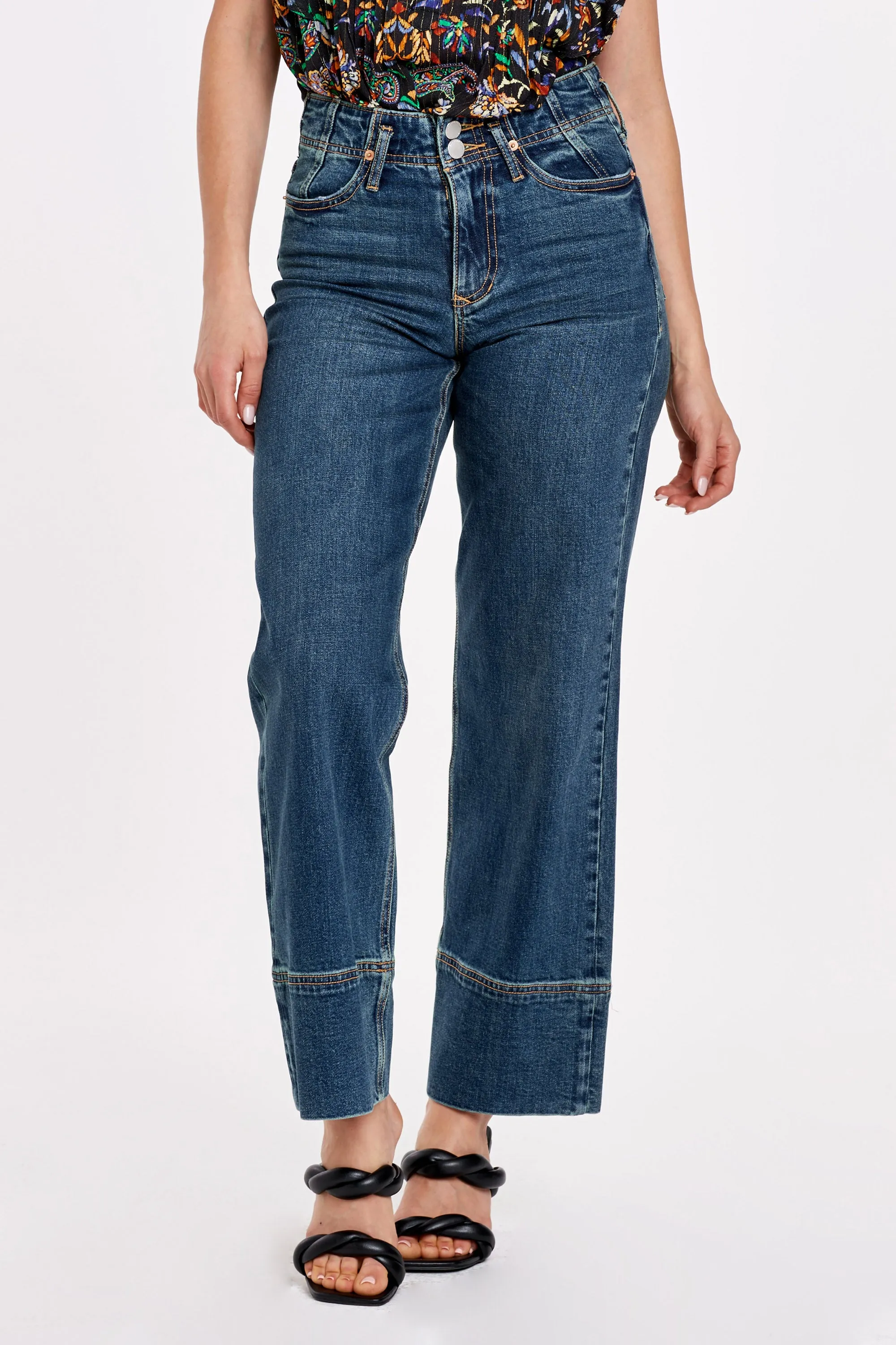 Holly Super High Rise Full Coated Detail Jeans