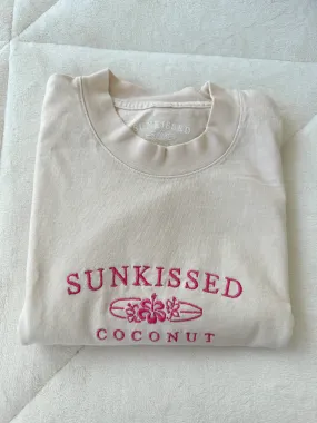 Ivory Embroider Sunkissedcoconut Tee