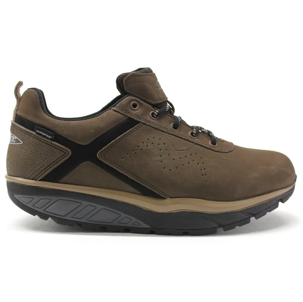 Kibo SYM Nubuck Leather Men's Low-Top Sneakers