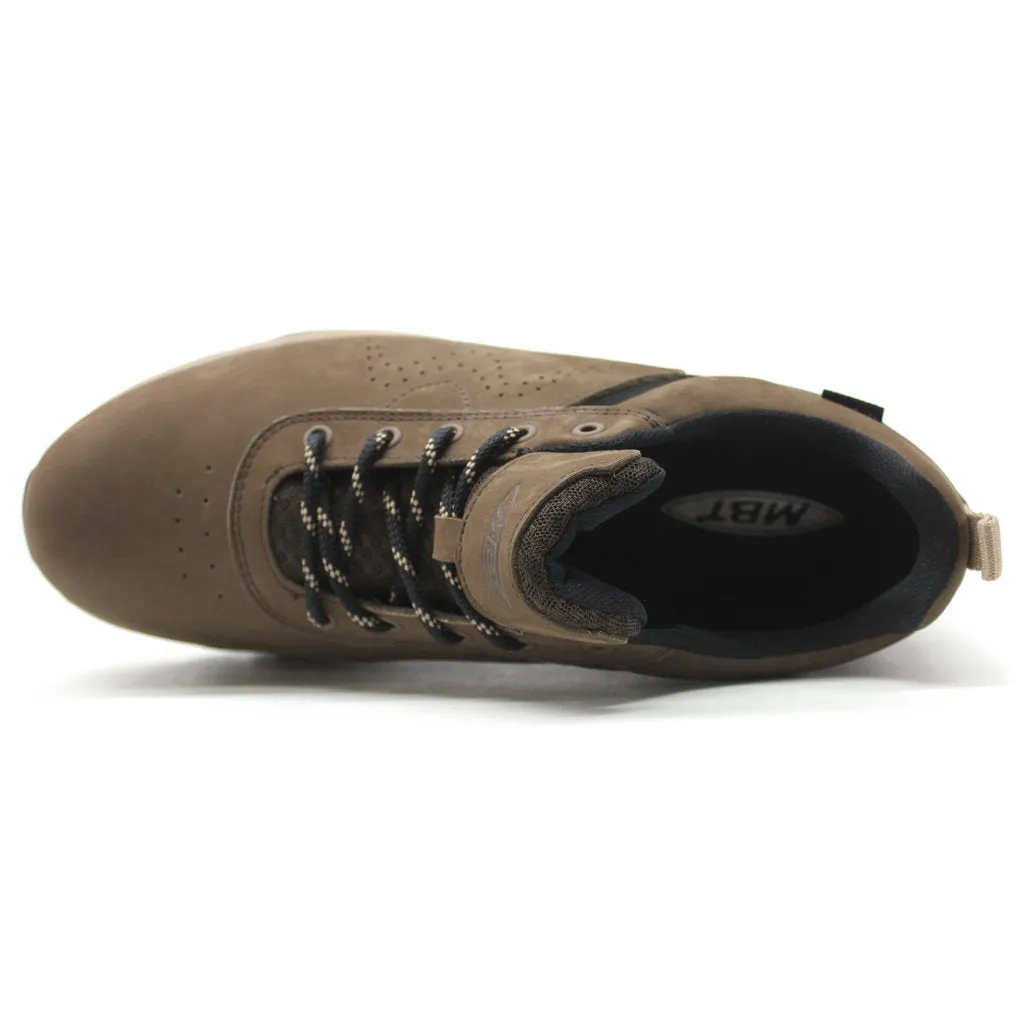 Kibo SYM Nubuck Leather Men's Low-Top Sneakers