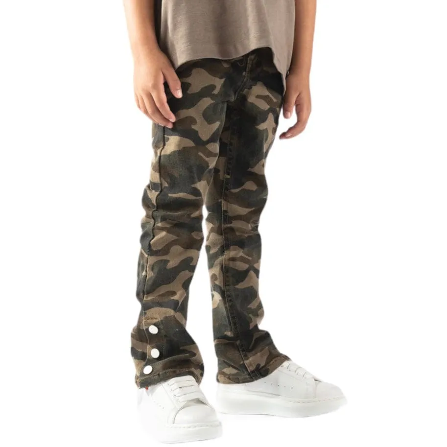 Kids Serenede Element Camo Stacked Jean (Camo Stacked)