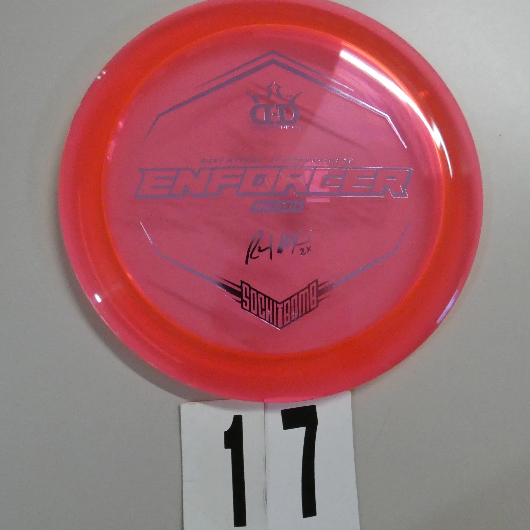 Lucid-X Enforcer Ricky Wysocki Sockibomb Stamp