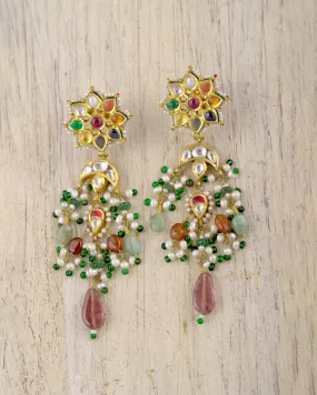 Malar Navratna Earrings