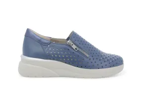 Melluso Donna Scarpe Basse Slip-on Estive Tomaia Pelle