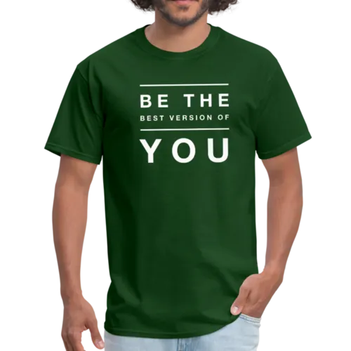 Mens T-Shirts, Be The Best Version of You Graphic Style Shirt