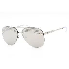 Michael Kors 0MK1135B Sunglasses Shiny Silver/Silver Grey Mirror Women's