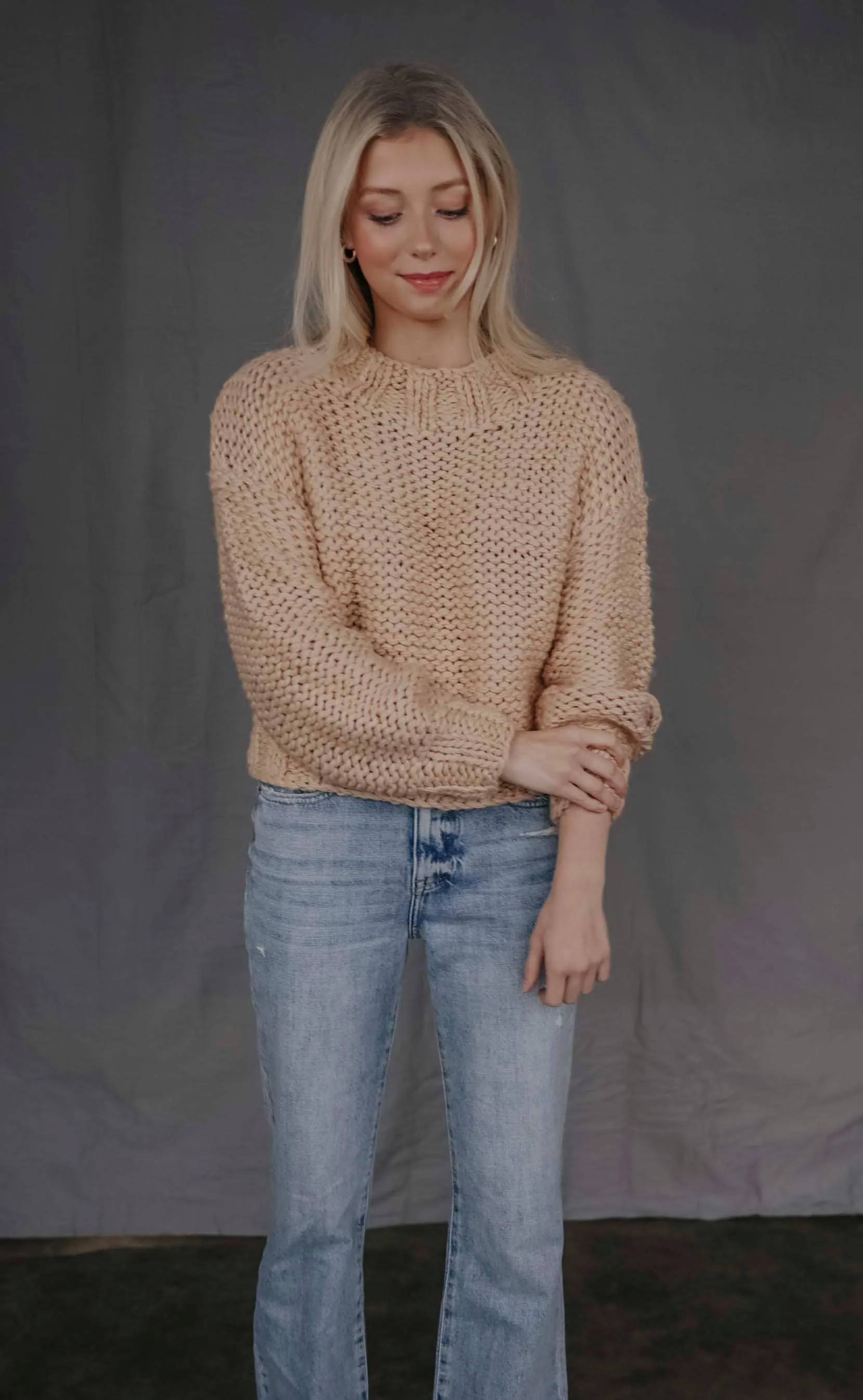 minkpink: farrow yarn jumper