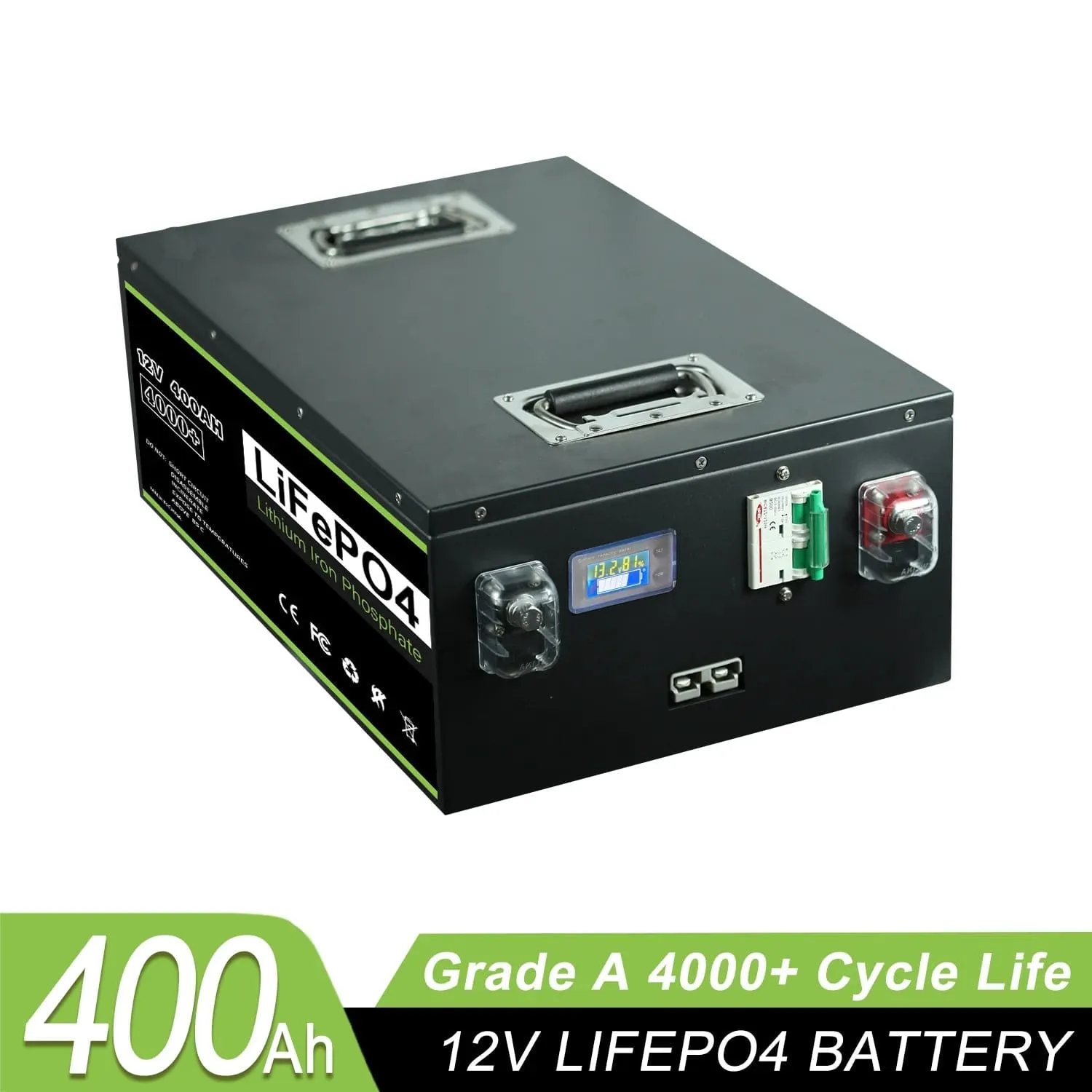 New 12V 200Ah 280Ah 400Ah 24v 100Ah 200Ah 48v 120Ah  LiFePO4 Battery Built in -BMS for Home Energy Storage Solar Perfect  No Tax