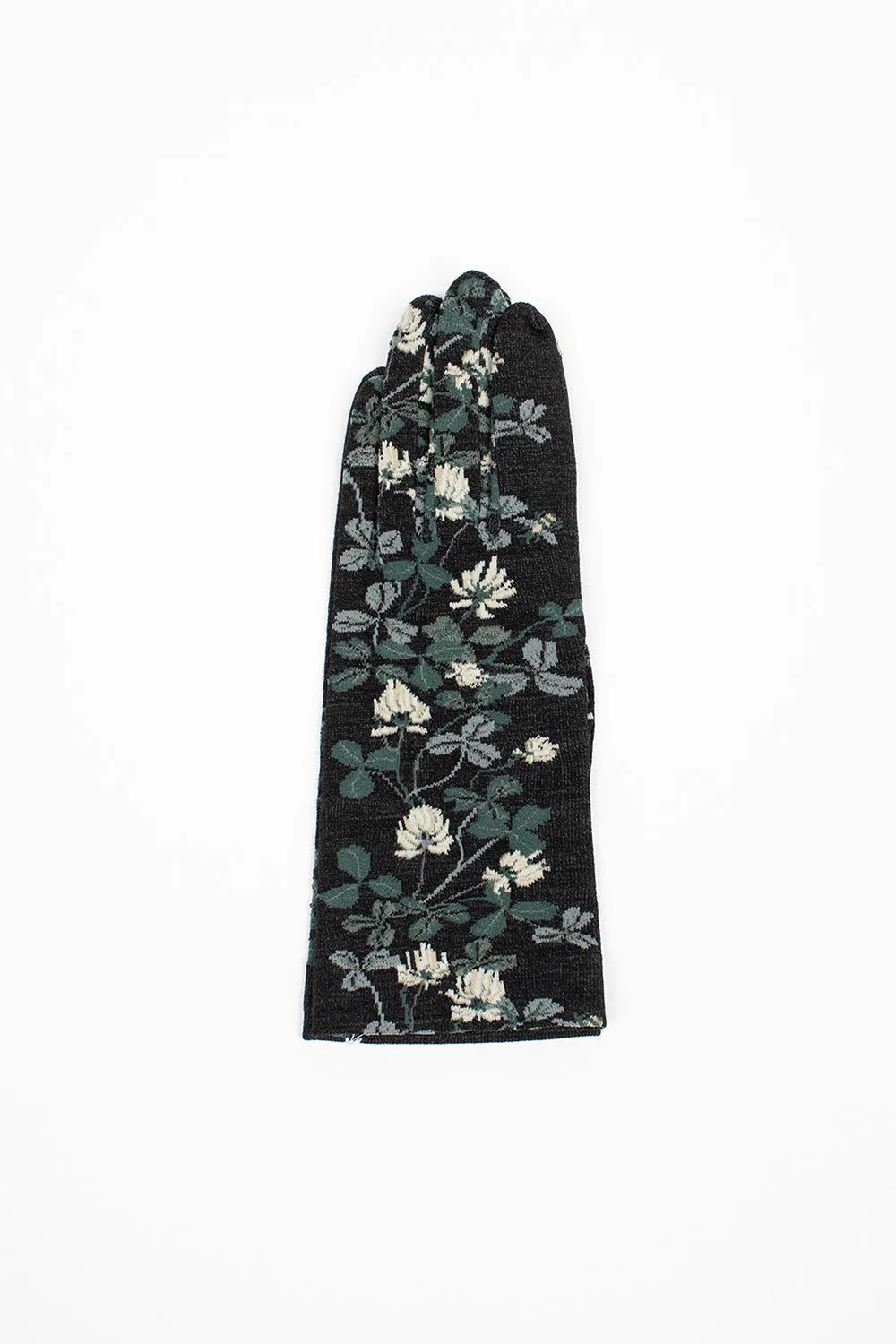 NG1-778 Gloves Black Floral