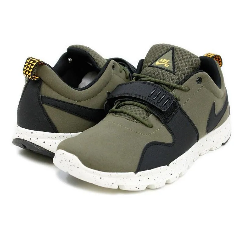 Nike SB Trainerendor Medium Olive - Black - Orange