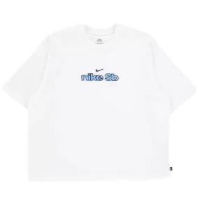 Nike SB Women's Embroidered Skate T-Shirt White