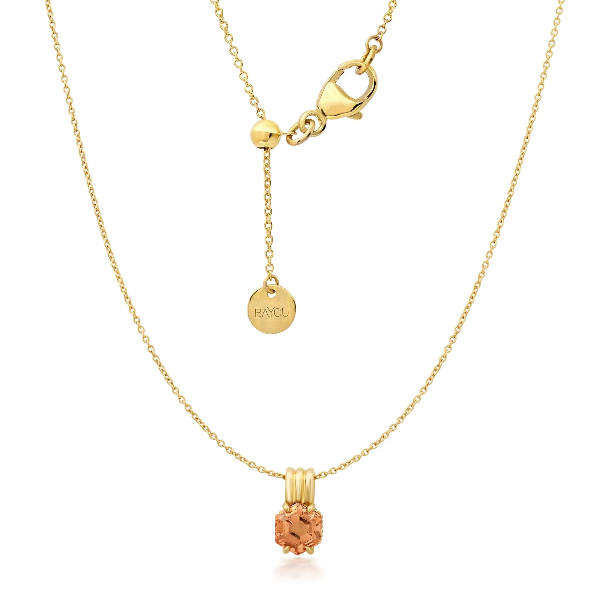 Oregon Sunstone Triple Orbit Necklace