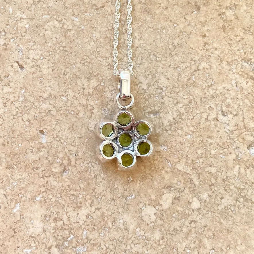 Peridot Seven Gem Pendant - Fiore