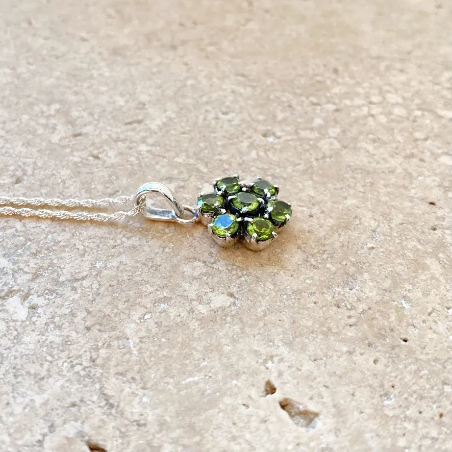 Peridot Seven Gem Pendant - Fiore