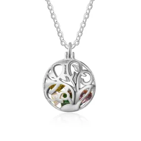 Personalized Floral Hollow Pendant